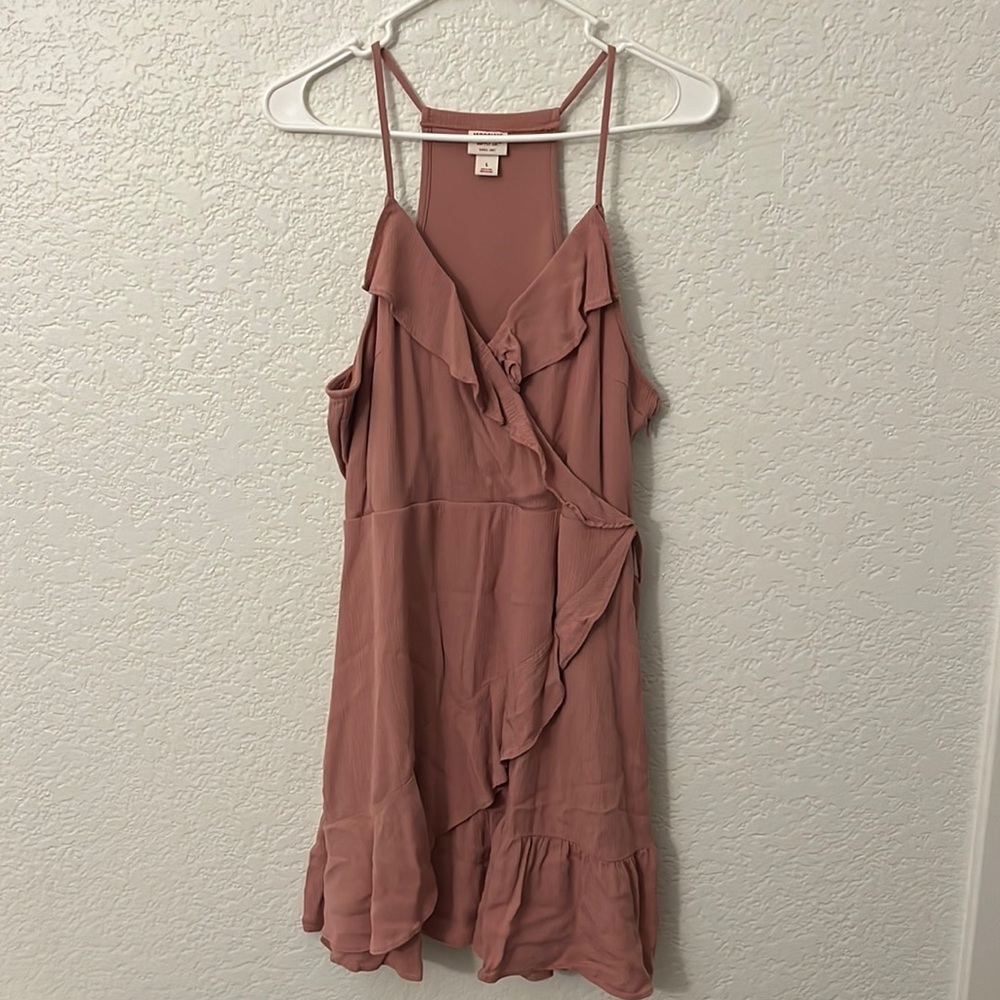 Mauve Ruffle Dress
